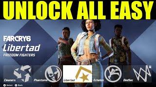 How to unlock all faction characters in xdefiant (cleaners, phantoms, liberated, echelon, dead sec)