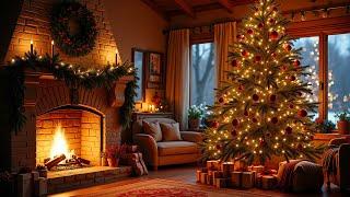 Instrumental Christmas Music  Relaxing Christmas Ambience Music 2025Traditional Christmas Songs