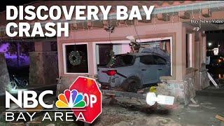 Man killed after car crashes into guard shack in Discovery Bay, driver arrested