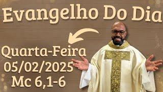 EVANGELHO DO DIA –05/02/2025 - HOMILIA DIÁRIA – LITURGIA DE HOJE - EVANGELHO DE HOJE -PADRE GUSTAVO