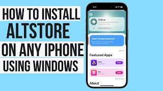 How To Install AltStore On iPhone/iPad With Windows (2025)