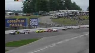 Big Crash Louden NH. 2009 Kyle Busch Martin Truex.