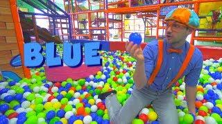 Blippi at the Play Place and Learn Colors Compilation | Safe Educational Videos for Children