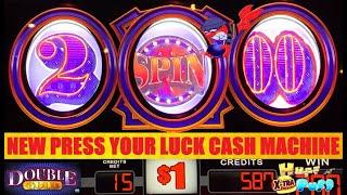 NEW! PRESS YOUR LUCK CASH MACHINE slot! Nice wins! Whammies! We had too much fun!