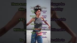 Pick one kick one  #shorts #shortsvideo #youtubeshorts #usa #viralvideos #trending #facts