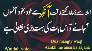 Allah Ne Behtreen Dene Ka Soch Rakha Hai | Islamic Motivational Quotes | Wajdah Voice Quotes