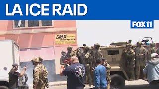 LA ICE raids conducted at multiple locations; community speaks out  | FOX 11 LA