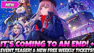 *IT'S COMING TO AN END!!* + NEW EVENT TEASER! + NEW FREE WEEKLY TICKETS! (Nikke Goddess Victory