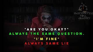 JOKER THOUGHTS BY MQ # MOTIVATIONAL QUOTES