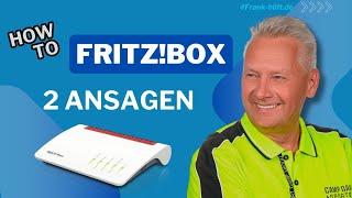 Fritz Box mit 2 eigenen Ansagen einrichten (Neu 2024)