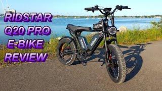  RIDSTAR Q20 PRO ELECTRIC BIKE REVIEW 