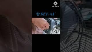 How to remove the standing fan rear mesh fixing nut SEKAI #shorts #howto #fan #sekai