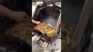 Cooking Chicken Curry in a JCB Bucket
