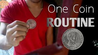 One coin routine using Eric chien, Zee J. Yan and Tri Ryuzaki's Coin Vanish.