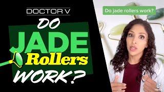 Doctor V - Do Jade Rollers Work | Skin Of Colour | Brown Or Black Skin | #shorts