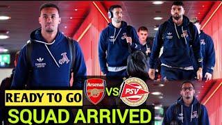 Arsenal Ready for Champions League Clash Against PSV