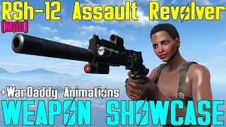 Fallout 4: Weapon Showcases: RSh-12 Assault Revolver (Mod)