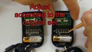 adjust pin 330 433mhz remote control