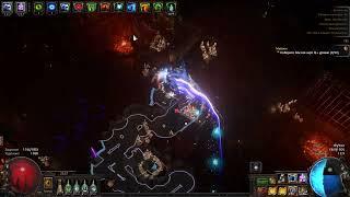 Hexblast (mine) - Class Witch Occultist  POE 3 24 Sanctuary Map T17