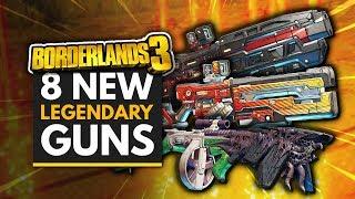 BORDERLANDS 3 | 8 New LEGENDARY DLC 2 Weapons - Guns, Love and Tentacles