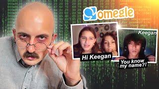 Hacking Into OMEGLE Calls Prank (Saying Their Name)  Part#1