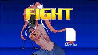 M.U.G.E.N:  First footage of DDLC: monika (boss fight). /W download links. (READ DESC)