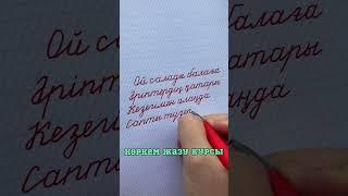 Көркем жазу курсы