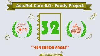 #32 Foody Asp.Net Core 6.0 Project - 404 Error Pages