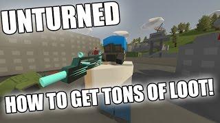 Unturned: Russia Military Loot Locations (How to get lots of loot!)