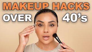 OVER 40? Here Are The TOP MAKEUP HACKS You Need To Look YOUNGER!