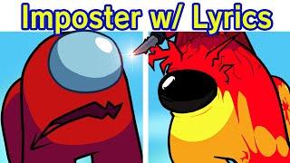 Friday Night Funkin' VS Imposter but with Lyrics | FNF Cartoon Cat: Freakpostor (FNF Mod) (Among Us)