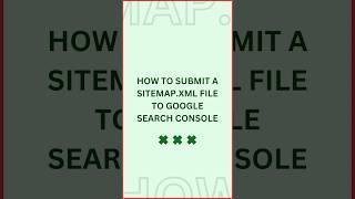 How to Submit a Sitemap to Google #seo #helpfultips #howtos #google #sitemaps