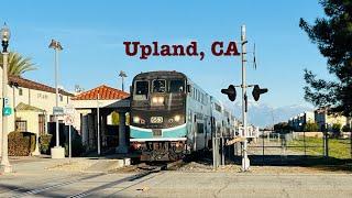 Railfanning at Upland Station. 1/26/24.