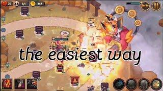 Realm defense world 6 level 180 - 20 life - Easy way campaign mode