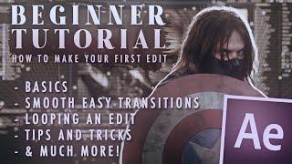 how to make your first edit || after effects beginner tutorial