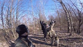 My FIRST Airsoft Game | G&G LR300 FullAuto | Airsoft Skorpione Freiberg