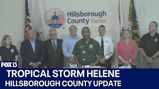 Tropical Storm Helene: Hillsborough County provides update