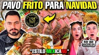 PAVO FRITO PARA NAVIDAD **ESTILO MEXICANO** MIS SOBRINOS REACCIONAN 