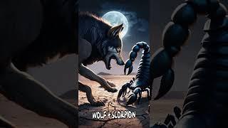 Wolf-Scorpion Hybrid: The Ultimate Predator of Land and Sand!