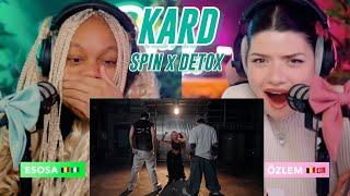 KARD (카드) - 'SPIN' Performance Video and 'Detox' Visualizer reaction