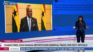 Trending Now: Ghana's President John Mahama Restricts Non-Essential Travel For Government Officials