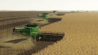 Western Australia 16x - Big Harvest John Deere S690 Combines - FS19