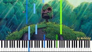 Castle in the Sky Theme - Innocent by Joe Hisaishi [Synthesia Piano Tutorial]