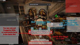 Quick Guide, Edit UI; Quick Slot and Skill Cooldown Slot | BDO SEA