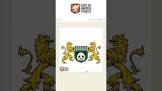 Panda coat of arms