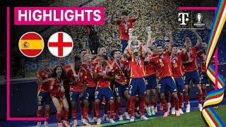 Spanien - England, Highlights | UEFA EURO 2024, Finale | MAGENTA TV