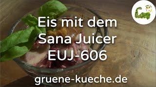 Sana Juicer by Omega EUJ-606 - Zubereitung von Eis Teil 4/6