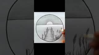 Art scenery. simple art. #song #art #trending #sad