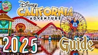 Disney California Adventure RIDES & ATTRACTIONS - 2025 - Disneyland Resort - Anaheim, California