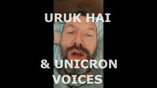 Oktavist speaks with Uruk Hai and Unicron voices